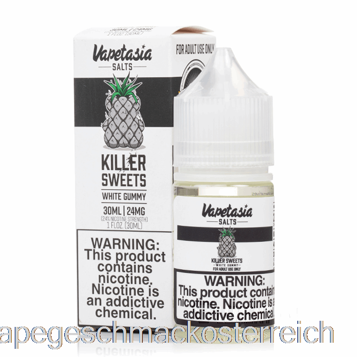 Weißes Gummibärchen – Vapetasia-Salze – 30 Ml, 48 Mg Vape-Geschmack